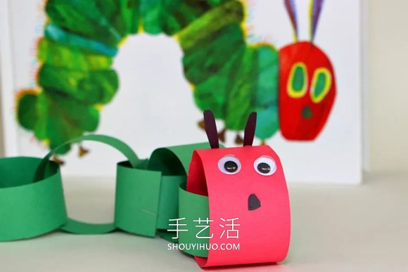 卡紙毛毛蟲手工制作圖片簡單 -  itrip.net.cn
