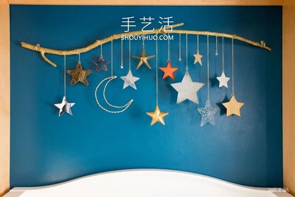 星星月亮風(fēng)鈴制作方法，裝飾嬰兒床超完美！ -  itrip.net.cn