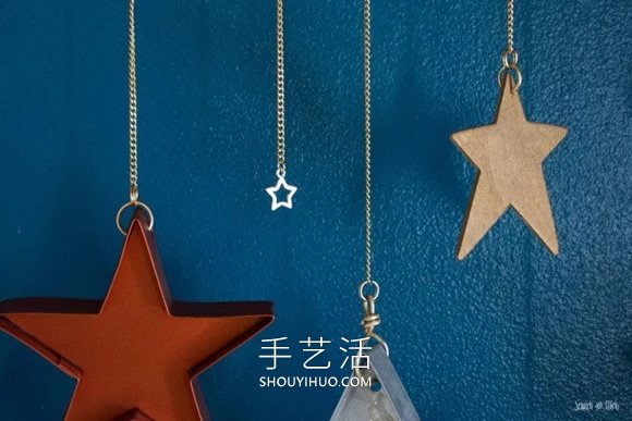 星星月亮風(fēng)鈴制作方法，裝飾嬰兒床超完美！ -  itrip.net.cn