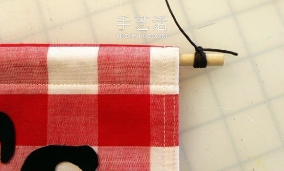 DIY勵志橫幅的手工布藝教程 -  itrip.net.cn