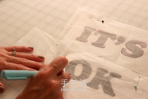 DIY勵志橫幅的手工布藝教程 -  itrip.net.cn