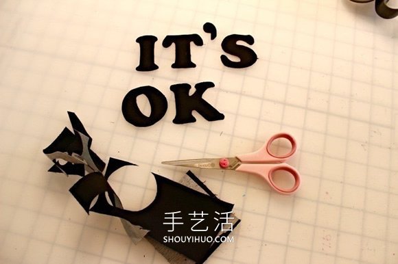 DIY勵志橫幅的手工布藝教程 -  itrip.net.cn
