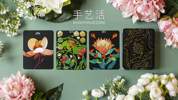手繪植物塔羅牌！結(jié)合神秘占卜、花語寓意和哲學(xué) -  itrip.net.cn