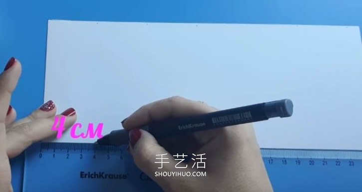 小學(xué)生用卡紙手工制作筆筒做法 -  itrip.net.cn