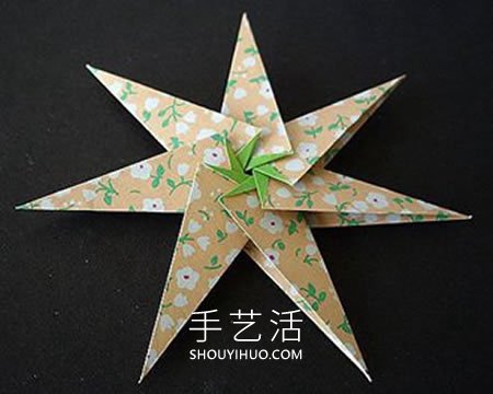 超簡單的七角星星的折法圖解 -  itrip.net.cn