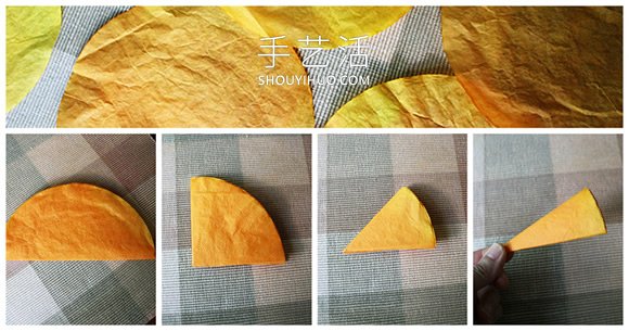 幼兒園手工制作咖啡濾紙向日葵花 -  itrip.net.cn
