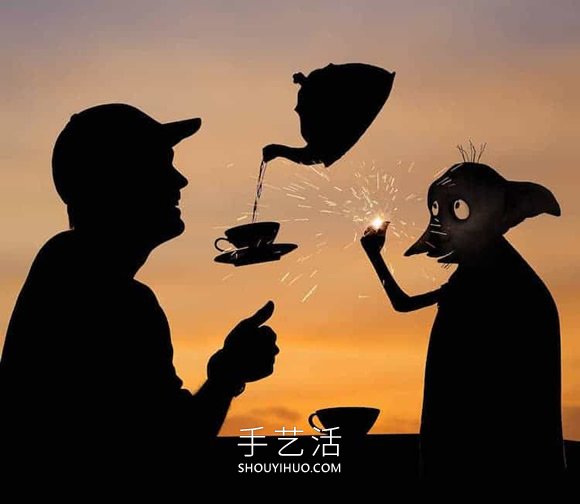 他將硬紙板放置夕陽下，拍攝栩栩如生創(chuàng)意照 -  itrip.net.cn