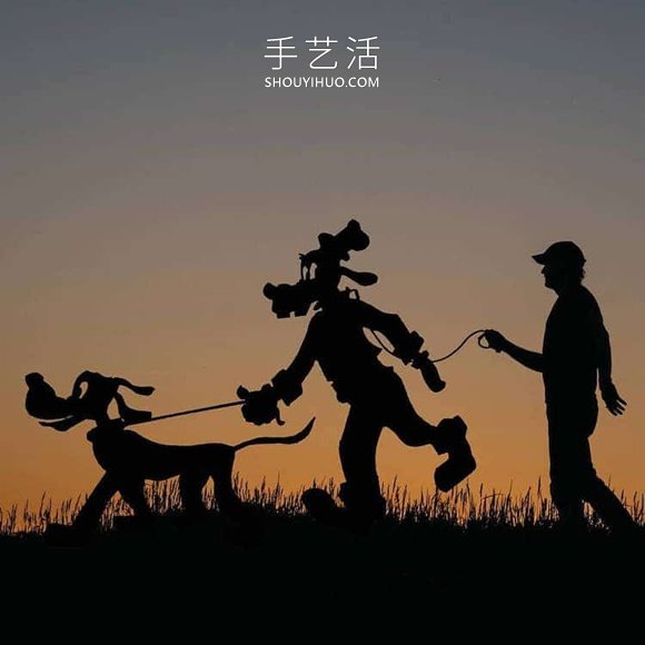 他將硬紙板放置夕陽下，拍攝栩栩如生創(chuàng)意照 -  itrip.net.cn