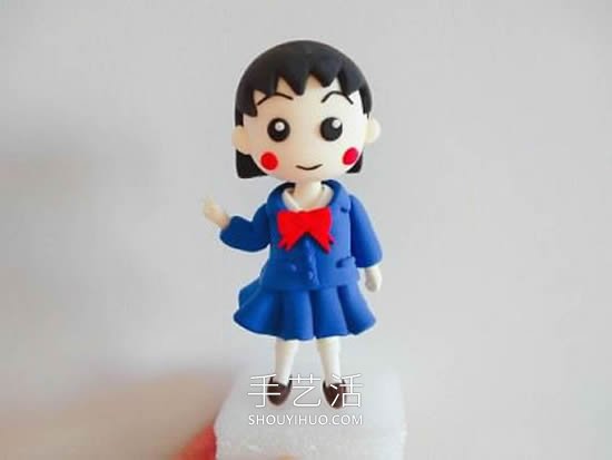 粘土櫻桃小丸子教程步驟圖片 -  itrip.net.cn