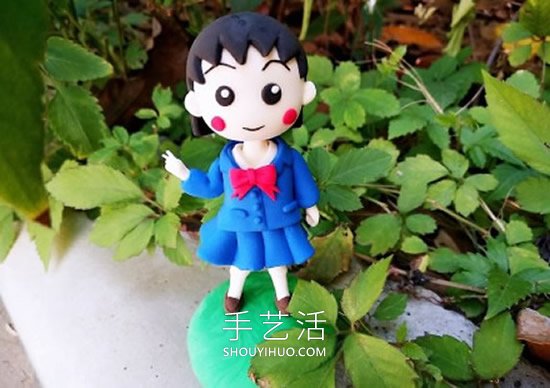 粘土櫻桃小丸子教程步驟圖片 -  itrip.net.cn
