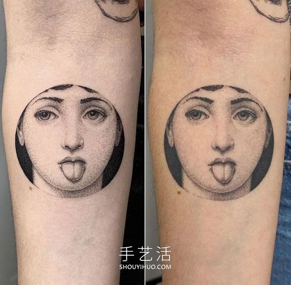 微小的點(diǎn)和細(xì)線(xiàn)組合，超現(xiàn)實(shí)主義紋身作品賞 -  itrip.net.cn