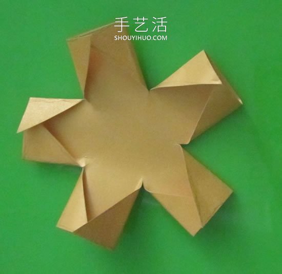 牛皮紙風車手工制作，可愛的花朵造型！ -  itrip.net.cn