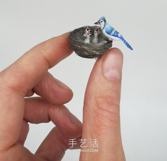 超逼真微型動(dòng)物雕像，足以放在您的指尖！ -  itrip.net.cn