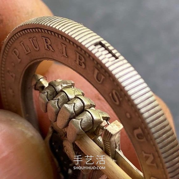 暗藏機關！將美元硬幣DIY制作成浮雕雕塑 -  itrip.net.cn