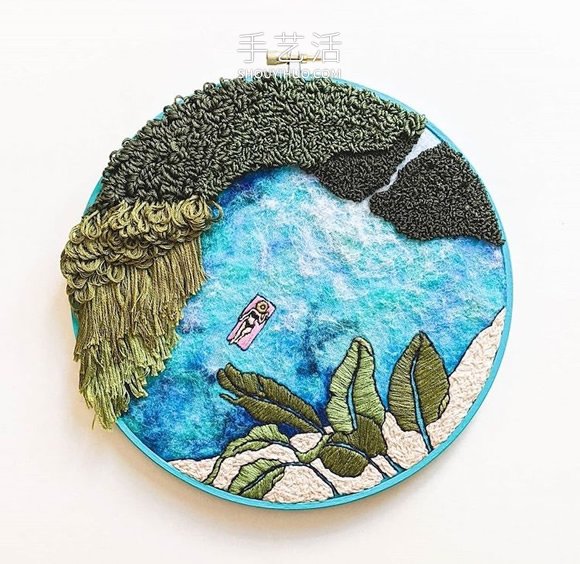 刺繡制成的田園海景，分享對(duì)生活的簡(jiǎn)單熱愛(ài) -  itrip.net.cn