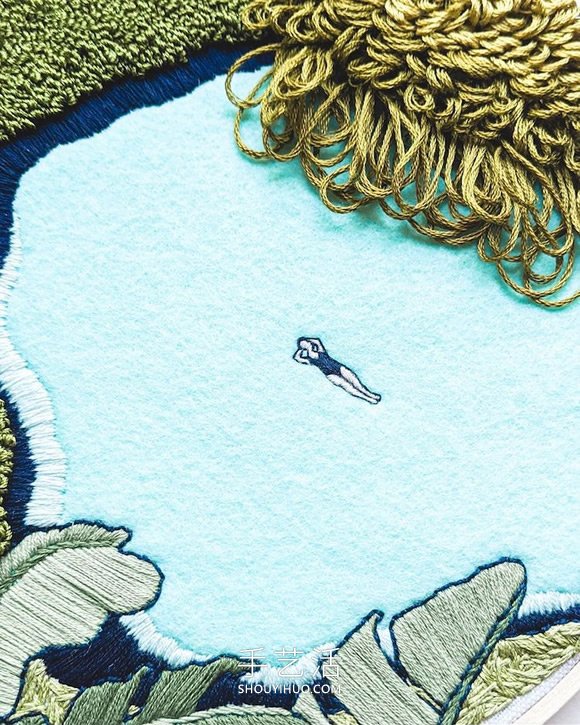 刺繡制成的田園海景，分享對(duì)生活的簡(jiǎn)單熱愛(ài) -  itrip.net.cn