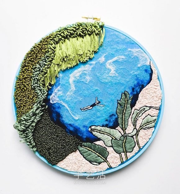 刺繡制成的田園海景，分享對(duì)生活的簡(jiǎn)單熱愛(ài) -  itrip.net.cn