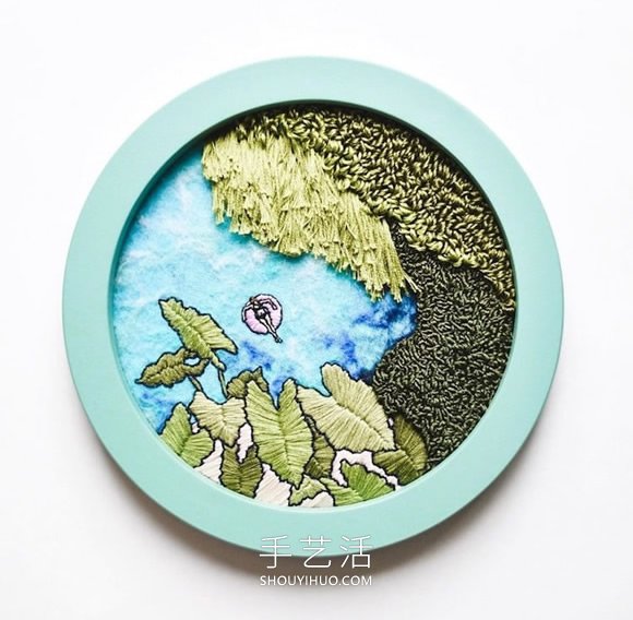 刺繡制成的田園海景，分享對(duì)生活的簡(jiǎn)單熱愛(ài) -  itrip.net.cn