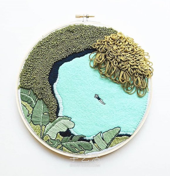 刺繡制成的田園海景，分享對(duì)生活的簡(jiǎn)單熱愛(ài) -  itrip.net.cn