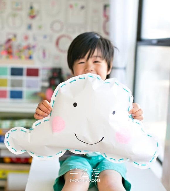 幼兒手工制作可愛紙?jiān)贫湔眍^的做法教程 -  itrip.net.cn