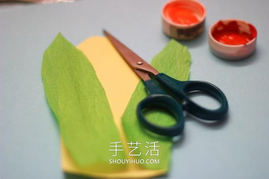 手指畫秋天的玉米手工制作教程 -  itrip.net.cn