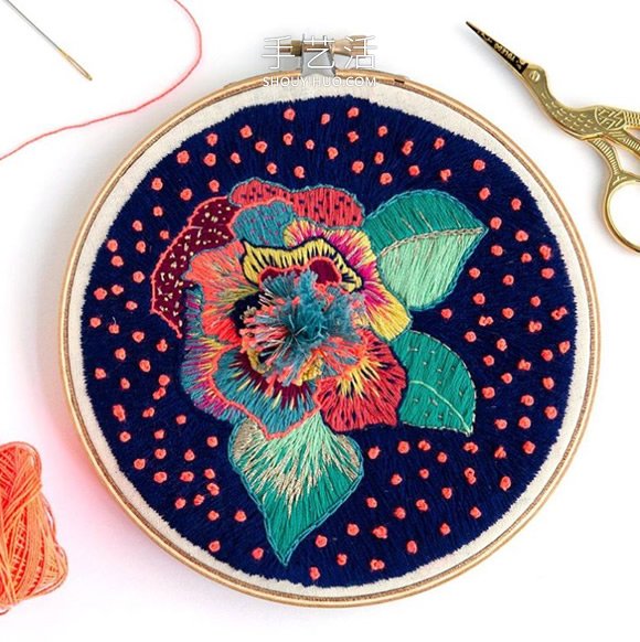 精美的法國結(jié)刺繡作品圖片大全 -  itrip.net.cn
