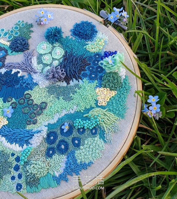 精美的法國結(jié)刺繡作品圖片大全 -  itrip.net.cn