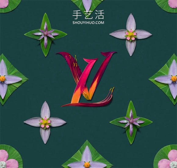 時(shí)尚品牌logo掉進(jìn)花花世界！井上羅來(lái)的花瓣DIY -  itrip.net.cn