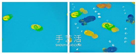 幼兒指紋魚水族館的畫法教程 -  itrip.net.cn
