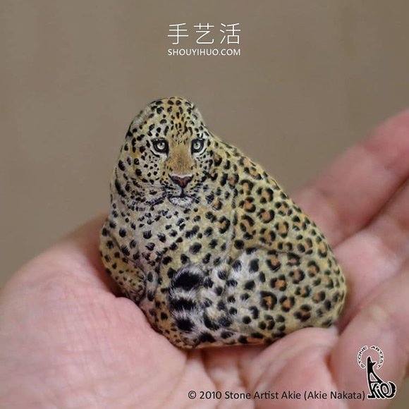 將普通的石頭DIY成可愛手掌大小的動(dòng)物 -  itrip.net.cn