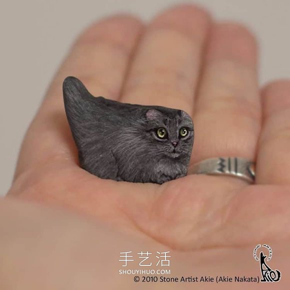將普通的石頭DIY成可愛手掌大小的動(dòng)物 -  itrip.net.cn
