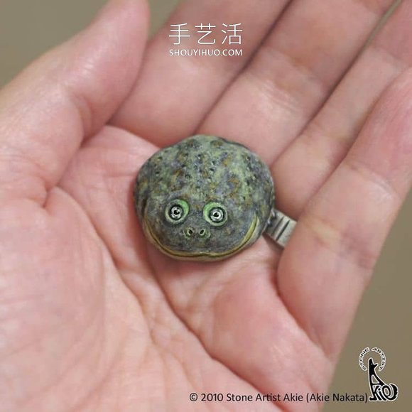 將普通的石頭DIY成可愛手掌大小的動(dòng)物 -  itrip.net.cn