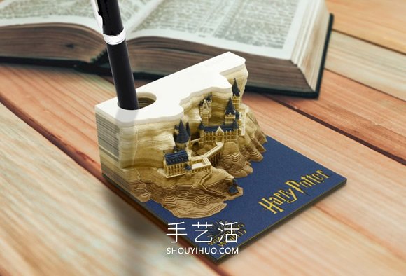 哈利波特迷快收藏！霍格華茲城堡紙雕便條紙 -  itrip.net.cn