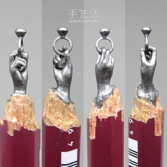 驚人的耐心！用鉛筆芯手工雕刻精美鏈子 -  itrip.net.cn