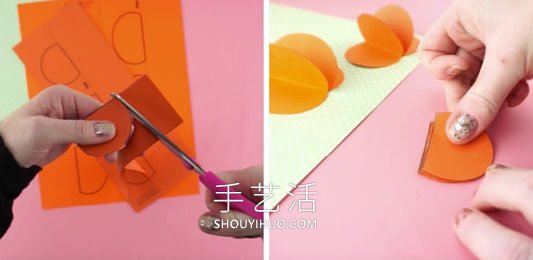 幼兒園秋天卡紙手工制作南瓜 -  itrip.net.cn