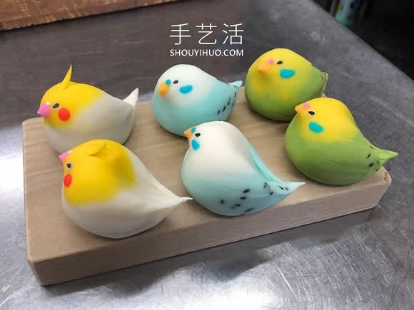 日本廚師制作充滿創(chuàng)意的甜點：小鳥“和果子” -  itrip.net.cn
