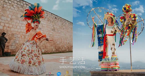 墨西哥小姐穿傳統(tǒng)服飾拍攝時尚大片，華麗爭艷！ -  itrip.net.cn