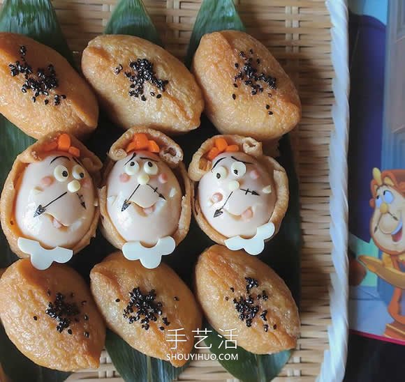 日本媽媽將煎雞蛋做成可愛(ài)的飯菜便當(dāng) -  itrip.net.cn
