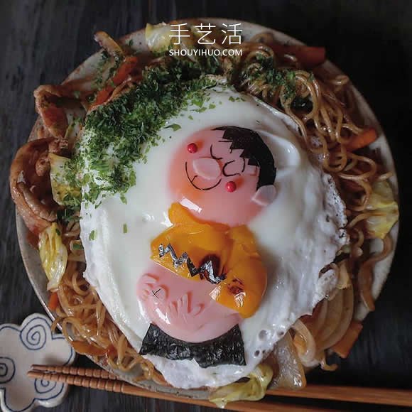 日本媽媽將煎雞蛋做成可愛(ài)的飯菜便當(dāng) -  itrip.net.cn