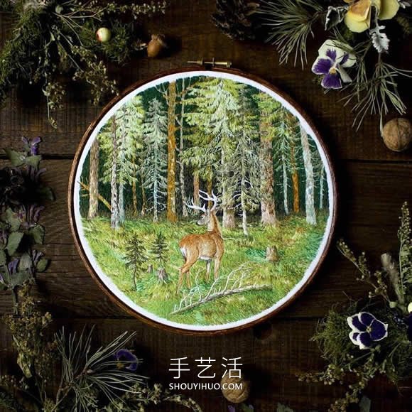刺繡藝術(shù)家用針線“畫”出富有表現(xiàn)力的風(fēng)景 -  itrip.net.cn