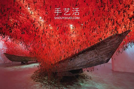 錯綜復(fù)雜的針線裝置作品，帶有鬼魅般的美感！ -  itrip.net.cn