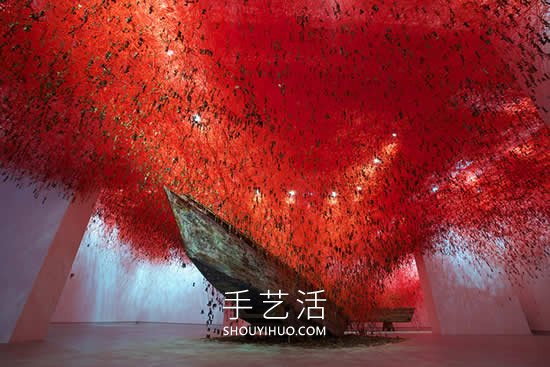 錯綜復(fù)雜的針線裝置作品，帶有鬼魅般的美感！ -  itrip.net.cn