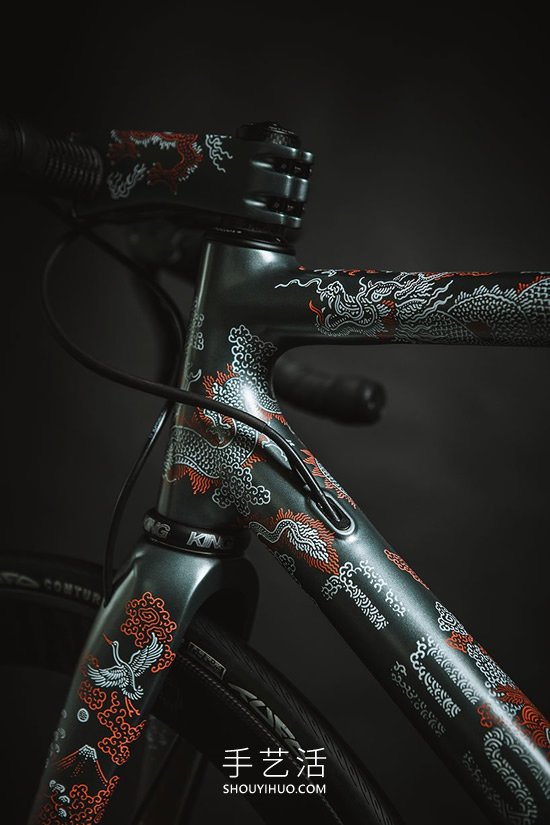 超精致手繪東洋風(fēng)格自行車Scalatore Samurai！ -  itrip.net.cn