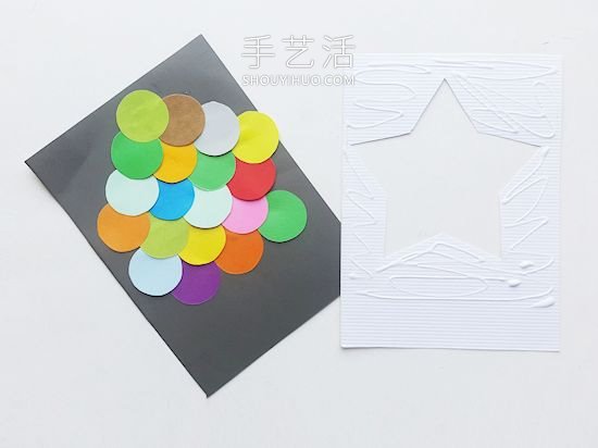 卡紙手工制作圣誕星星和圣誕樹的做法 -  itrip.net.cn