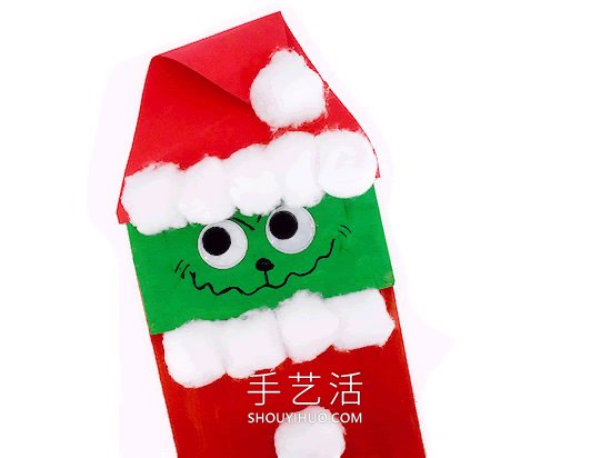 圣誕節(jié)綠毛怪格林奇手工制作教程 -  itrip.net.cn