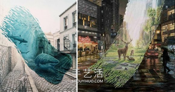 超現(xiàn)實(shí)異世界！藝術(shù)家筆下的神奇時光隧道- www..com