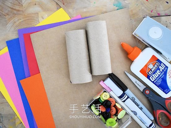 卷紙筒手工制作姜餅人的做法教程 -  itrip.net.cn