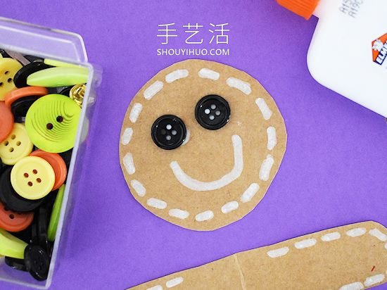 卷紙筒手工制作姜餅人的做法教程 -  itrip.net.cn