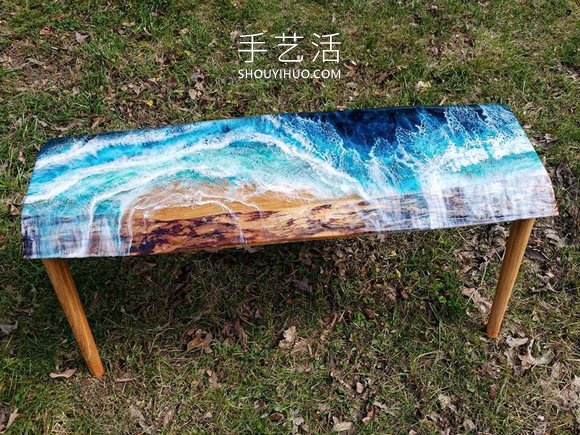 用木材和樹脂DIY呈現(xiàn)海洋之美的藝術(shù)品 -  itrip.net.cn