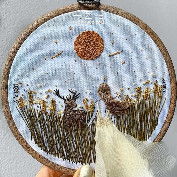 3D人物刺繡，仿佛夏日的微風(fēng)輕拂過她們 -  itrip.net.cn